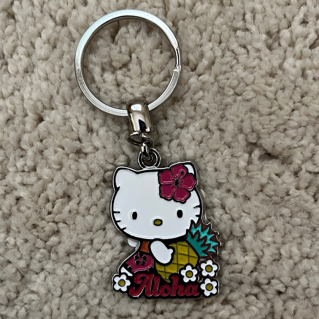 Brand New Aloha Hello Kitty Keychain